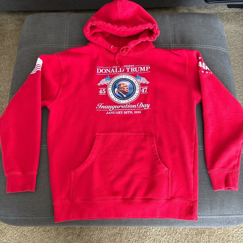 MAGA Red Inauguration Day Hoodie. M
